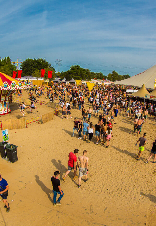 Dit is het Free Festival floorplan en let op..